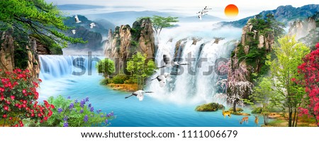 Waterfall Flying