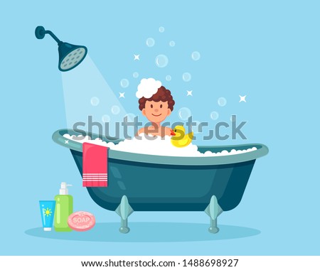 Bathroom Clipart Black And White Taking A Bath Clipart Stunning Free Transparent Png Clipart Images Free Download