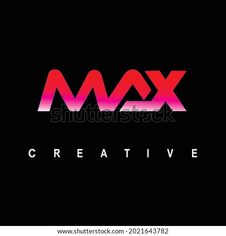MAX creative logo for professional use