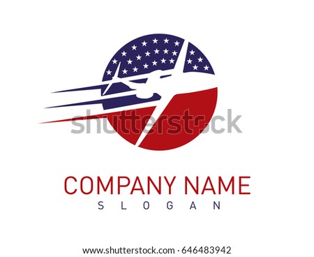 American airplane logo