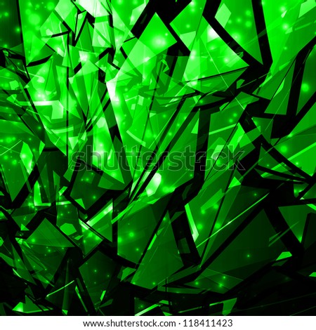 Techno Green Abstract Background Stock Photo 118411423 : Shutterstock