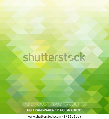 Geometric style abstract green background