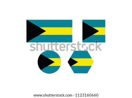 Bahamas national flag emblem caribbean island symbol coat of arms