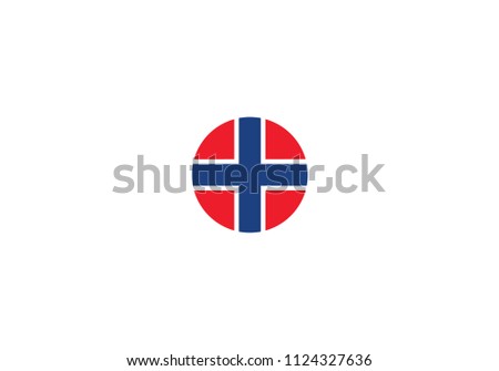 Norway national flag blue and red cross nordic oslo scandinavia coat of arms country state emblem