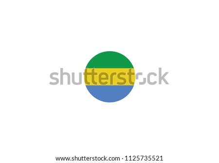 Gabon national flag africa country coat of arms state  emblem symbol