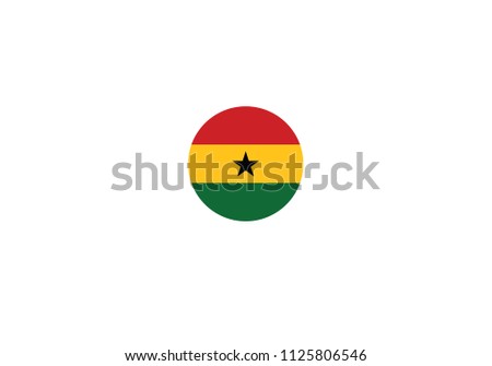 Ghana national flag africa coat of arms symbol emblem red yellow green tricolor