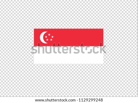 Singapore national flag coat of arms country emblem state symbol