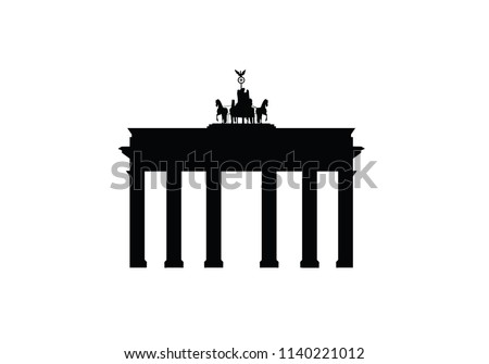 Similar – Image, Stock Photo Quadriga Berlin from the side in autumnal mood