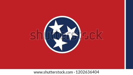 Tennessee flag state symbol USA America emblem