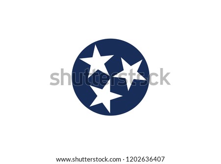 Tennessee flag state symbol USA America emblem