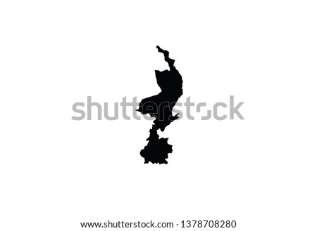 Limburg outline map Netherlands region Holland province