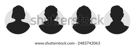 Similar – Image, Stock Photo faces Face people Woman