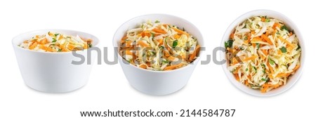 Similar – Foto Bild Krautsalat, Krautsalat, Karotten, Mayonnaise und Senf