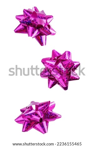 Similar – Image, Stock Photo knotted multi-colored ribbon bows