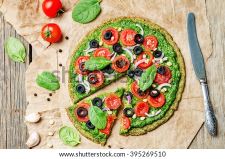 Similar – Foto Bild Zucchini-Galette auf Holztisch