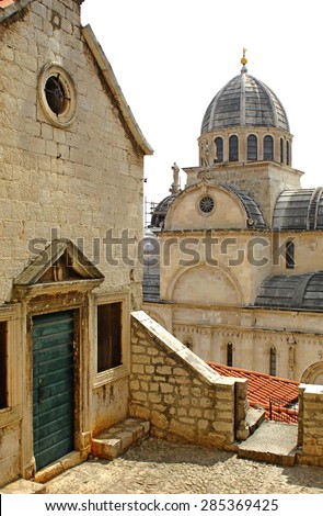 Dalmatia,  Cathedral St.James, Old town of Ã?Â ibenik