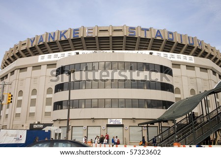 BRONC, NY - APRIL 08: Old Yankee Stadium just before it was torn down on April 08, 2009 in Bronx, NY.