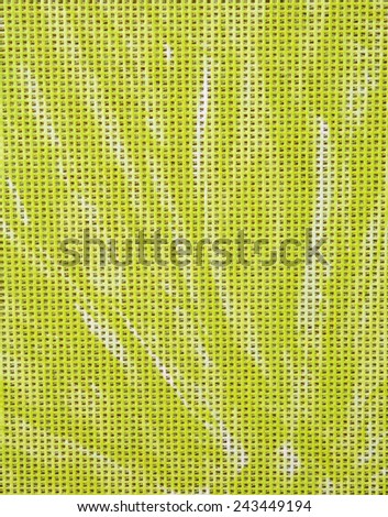 Light green synthetic fabric  background  in sunny day