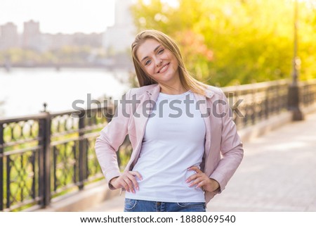 Similar – Image, Stock Photo Sensual young woman relaxing in outdoor spa infinity swimming pool surrounded with lush tropical greenery of Ubud, Bali.