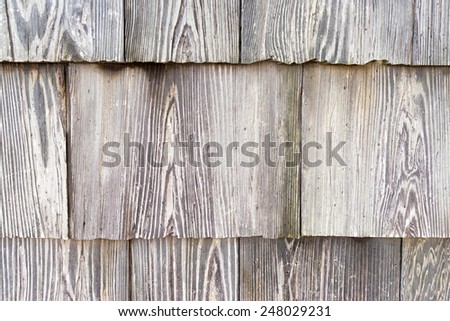 many small pieces of wood rectangular shape arrange into layers, background, texture