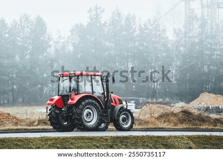 Similar – Foto Bild Trecker im Nebel Allee