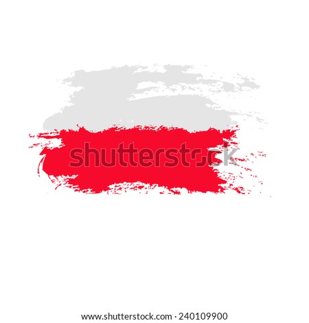 royalty free polish flag