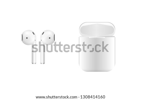 Airpods wireless headphones and case