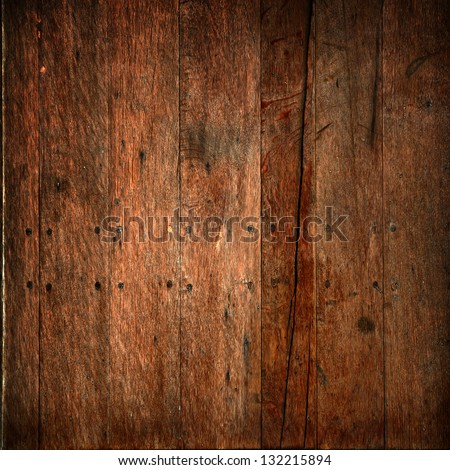 Dark vintage wood texture for background