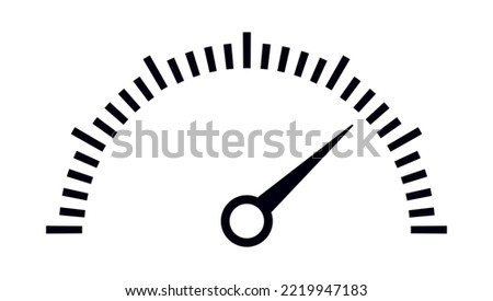 Tachometer high volume or speed vector icon