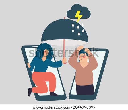 Similar – Image, Stock Photo patronage Umbrella