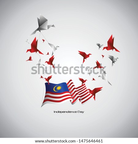 Vector Illustration welcome to malaysia, Banner, element, and graphic.