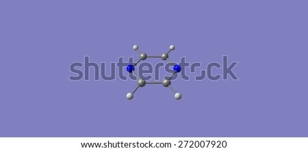 Pyrazine is a heterocyclic aromatic organic compound with the chemical formula C4H4N2.