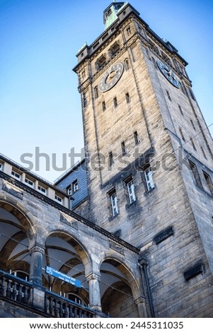 Similar – Foto Bild Kulturhauptstadt Chemnitz 2025 Blick über den Schlossteich Richtung Esse