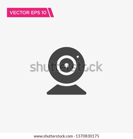 Web Cam Icon Design, Vector EPS10