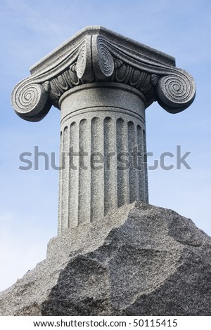 antic column detail , architectural background