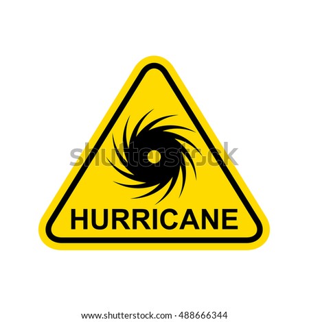 Hurricane Sign. Vector