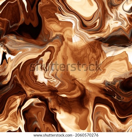 Abstract Hand Drawing Liquid Fluid Wavy Marble Seamless Pattern Batik Background Photo stock © 