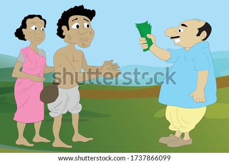 Indian Farmer cheated and given loan