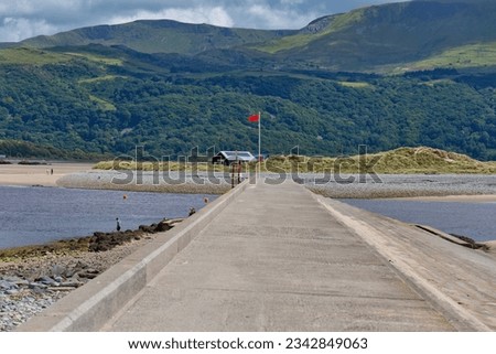 Similar – Image, Stock Photo Forest lake with groynes