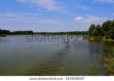 Similar – Foto Bild weites land strand nordsee