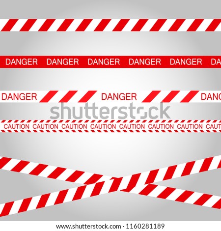 Similar – Image, Stock Photo barrier tape cordon