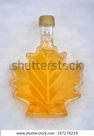 A maple syrup hobbyist\'s first bottle of maple syrup of the season.