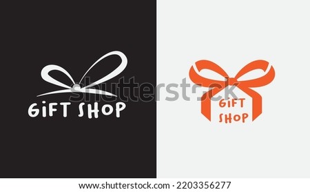 Gift Shop Logo Simple Logo Template hampers logo