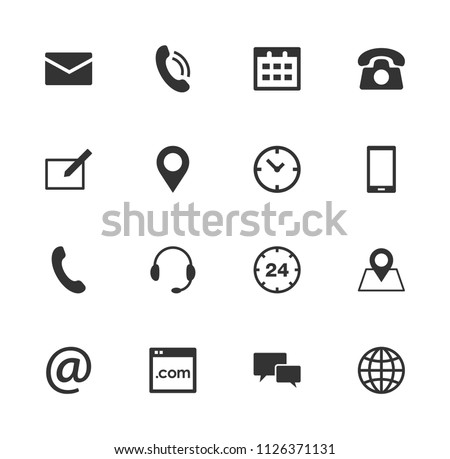 Contact Icons Set