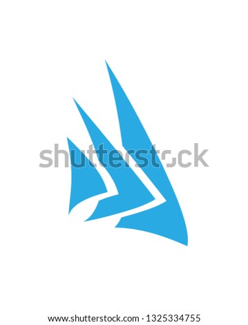 Sails vector symbol icon logo