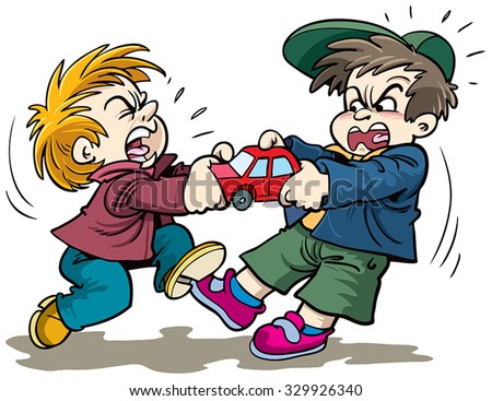 children fighting