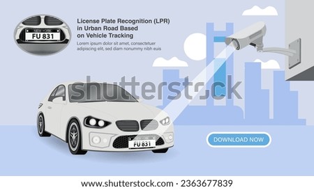 Smart LPR Camera Solutions landing page. Automated License Plate Recognition. Car registration and speed detection. Monitoring, Location tracking radar and road traffic rule violation.