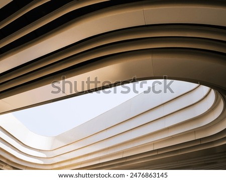 Similar – Image, Stock Photo Lined ceiling with wall