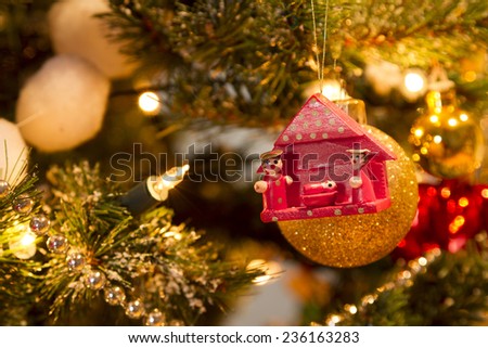 Christmas tree hanging toy