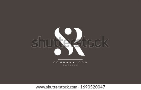 SR RS S R Letter Logo Alphabet Design Template Vector Stock fotó © 